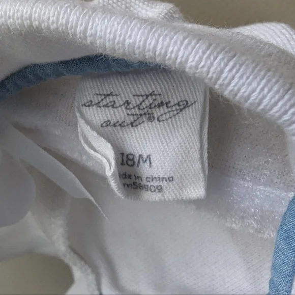 Starting Out Baby Boy White Polo 18M - Picture 4 of 8